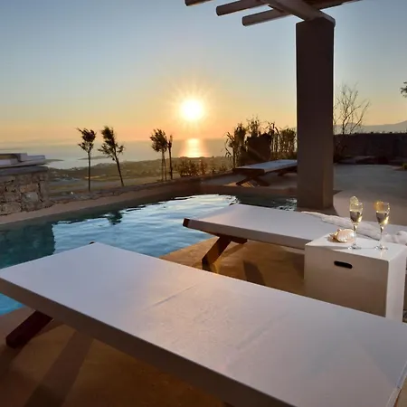 Willa Beautiful Mykonos - Amber - 3 Bedrooms - Centre Of Mykonos Island And Close To The Airport - Kounoupas *
