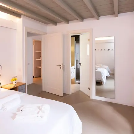 빌라 Beautiful Mykonos - Amber - 3 Bedrooms - Centre Of Mykonos Island And Close To The Airport - Kounoupas
