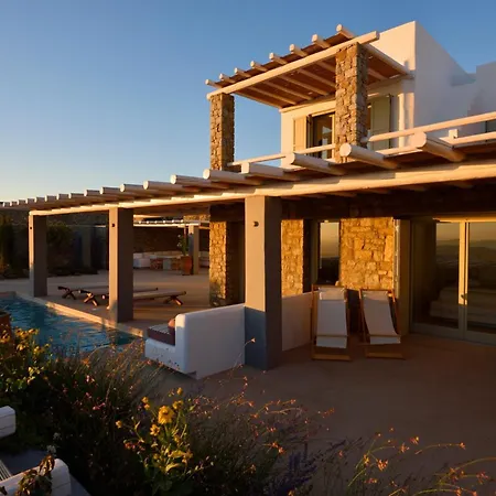 빌라 Beautiful Mykonos - Amber - 3 Bedrooms - Centre Of Mykonos Island And Close To The Airport - Kounoupas Plintri