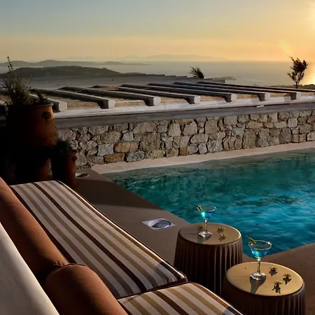빌라 Beautiful Mykonos - Amber - 3 Bedrooms - Centre Of Mykonos Island And Close To The Airport - Kounoupas *