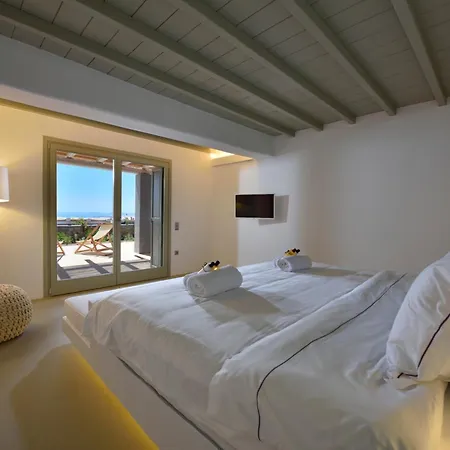 빌라 Beautiful Mykonos - Amber - 3 Bedrooms - Centre Of Mykonos Island And Close To The Airport - Kounoupas *