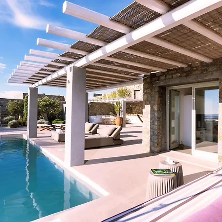 빌라 Beautiful Mykonos - Amber - 3 Bedrooms - Centre Of Mykonos Island And Close To The Airport - Kounoupas Plintri